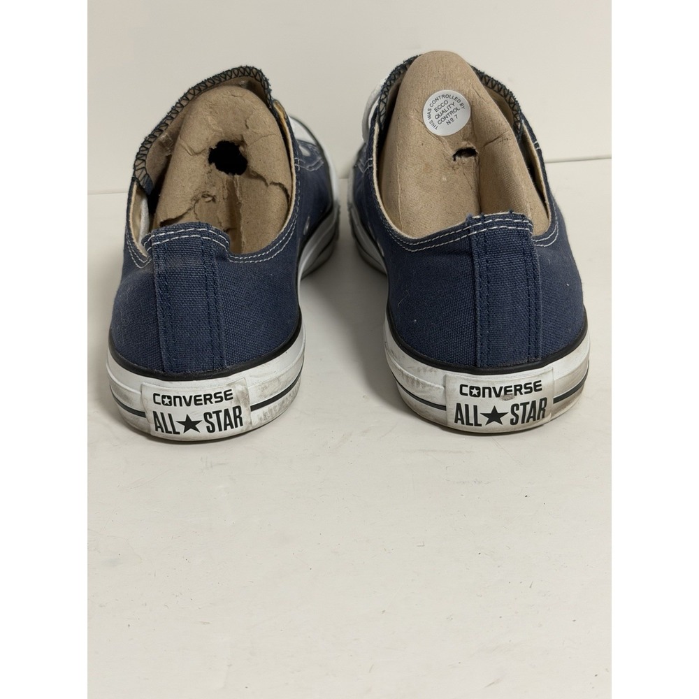 Converse Chuck Taylor All Star Low sneakers, Navy, Men's 9/Womens 11 - Picture 5 of 7